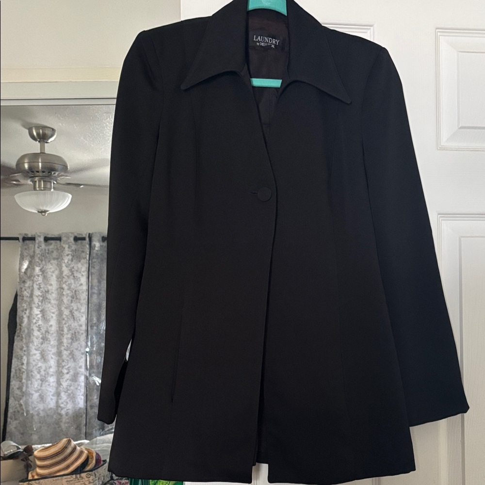 Laundry By Shelli Segal Women's Classic Black Blazer